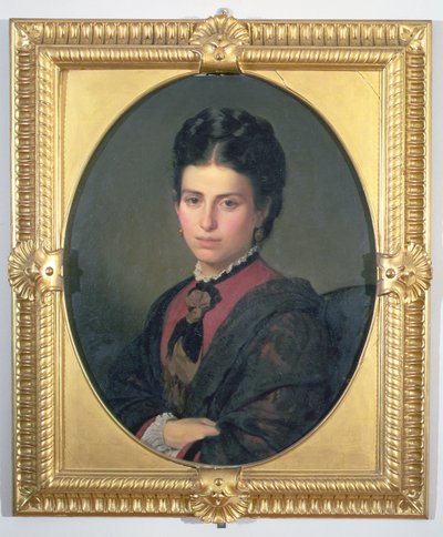 Portret van Emilia Sampieri door Alessandro Franchi