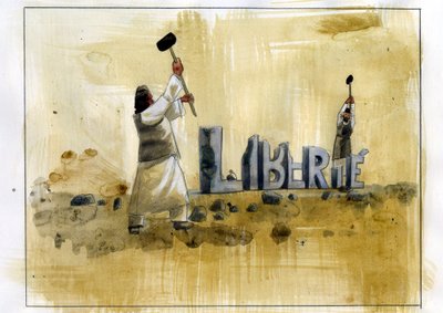 Islamitisch fundamentalisme: twee salafisten vernietigen vrijheidsbrieven door Alessandro Lonati