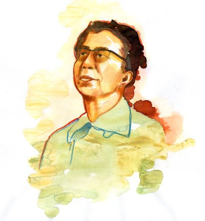Portret van Jiang Qing (1914-1991) Vrouw van Mao Zedong door Alessandro Lonati