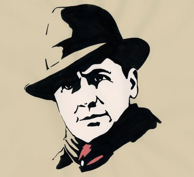 Portret van de Franse prefect en verzetsstrijder Jean Moulin (1899-1943) door Alessandro Lonati