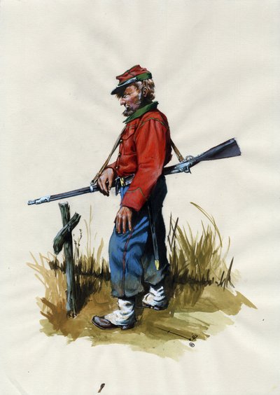 Tweede Keizerrijk (1852-1870): Italiaanse eenwording (Risorgimento), vrijwilliger van het Garibaldische leger bekend als 