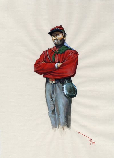 Tweede Keizerrijk (1852-1870): Italiaanse eenwording (Risorgimento), vrijwillige officier van het Garibaldische leger bekend als 