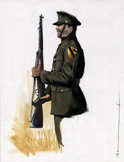 Tweede Wereldoorlog 1939-1945: Amerikaanse Cavaleriedivisie door Alessandro Lonati
