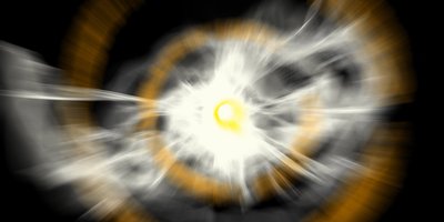 Theorie van de oerknal, oorsprong van het universum, astronomie, astrofysica door Alessandro Lonati