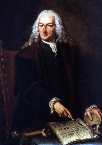 Portret van Giuseppe Pellegrini door Alessandro Longhi