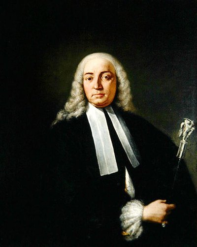 Portret van een magistraat door Alessandro Longhi