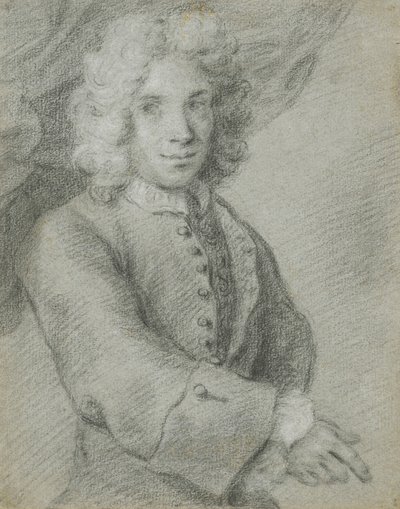 Portret van een jonge heer door Alessandro Longhi