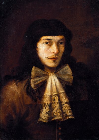 Zelfportret als jonge man door Alessandro Magnasco