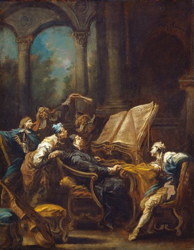 De Koorjongens, ca. 1740-1745 door Alessandro Magnasco