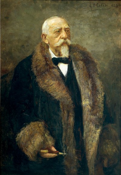 Portret van heer door Alessandro Milesi
