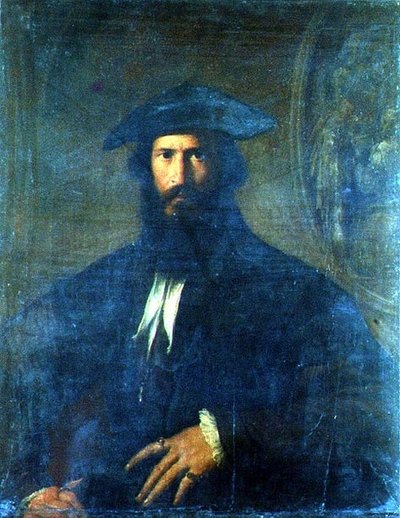 Portret van een man door Alessandro Oliverio