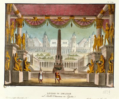 Een heerlijke plek: uitzicht vanuit het interieur van een tempel met beelden voor het ballet 