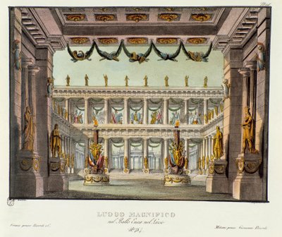 Een prachtige plek: uitzicht op een tempel door Alessandro Sanquirico