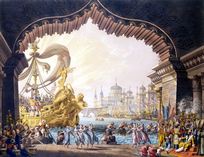 Il crociato in Egitto door Alessandro Sanquirico