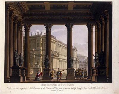 Scenografie door Alessandro Sanquirico voor 