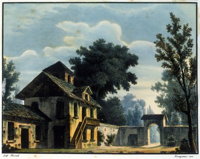 Scenografie voor Scene 2 van Act II van de opera 