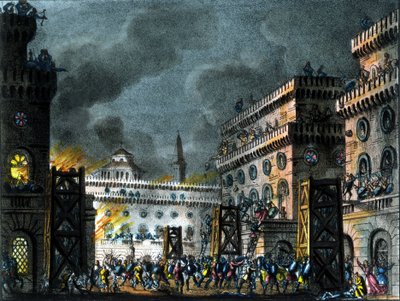 Onbekend schilderij door Alessandro Sanquirico