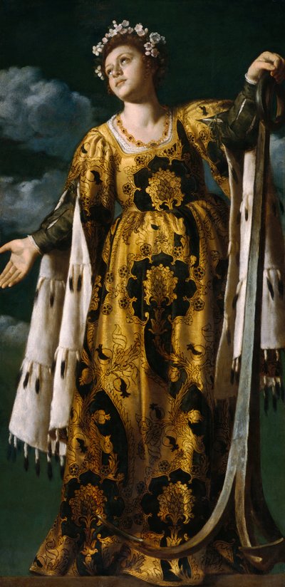 Allegorie van hoop door Alessandro Turchi