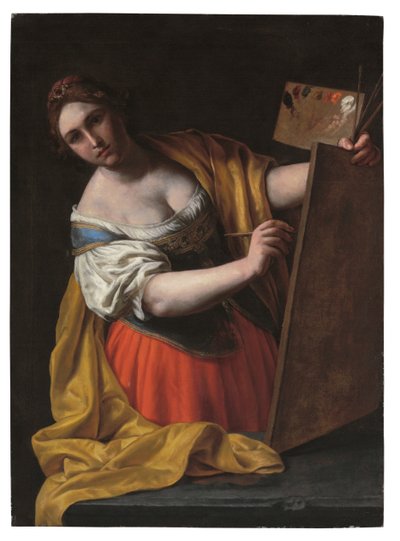 Allegorie van het Schilderen door Alessandro Turchi