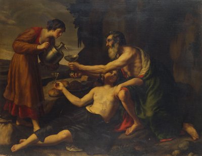 Lot en zijn dochters door Alessandro Turchi