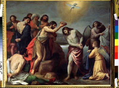 De doop van Christus door Alessandro Turchi