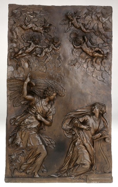 De annunciatie, ca.1583 door Alessandro Vittoria