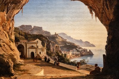 De grot van de Kapucijnen in Amalfi door Alessandro la Volpe