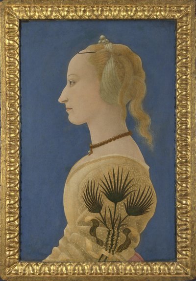 Portret van een Dame, ca 1465 door Alesso Baldovinetti