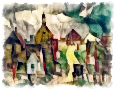 Zicht (groen) #20 door Alex Caminker