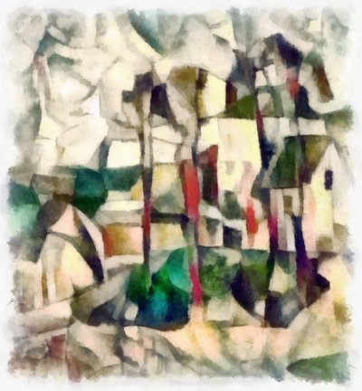 Zicht (groen) #21 door Alex Caminker