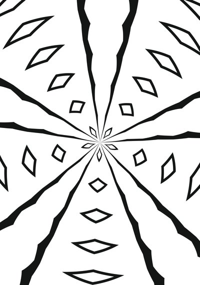 arabesque #26, 2019 door Alex Caminker