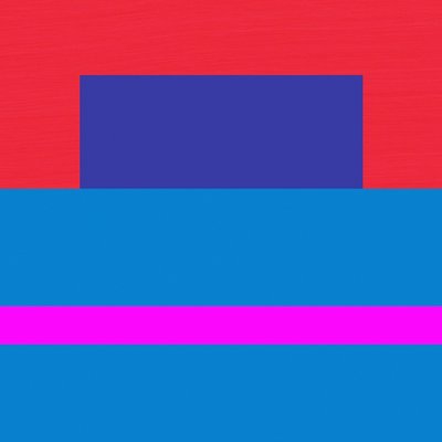 compositie XIV (natuurlijke magneet), 2016 door Alex Caminker