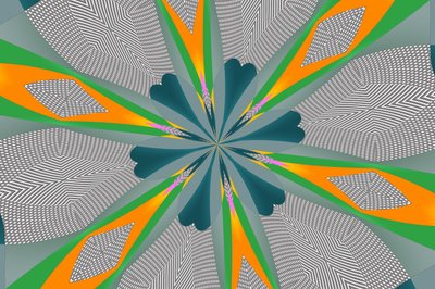 Ornamenten #101, 2019 door Alex Caminker