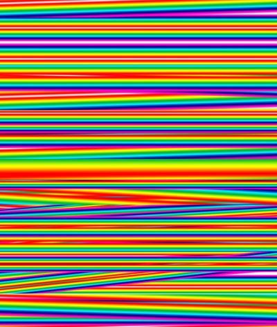 regenboog magnetisch veld, 2017 door Alex Caminker