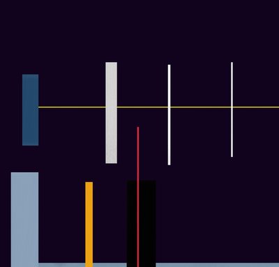de stad nacht, 2016 door Alex Caminker