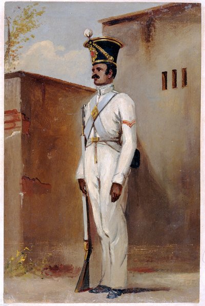 Lance Naik, 66e Bengaalse Inheemse Infanterie, 1842 door Alex Hunter