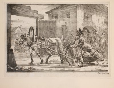 Uitrijden vanuit de poorten door after Alexander Orlowski