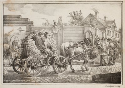 De Koetsier met Aanmaakhout door after Alexander Orlowski