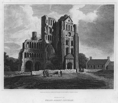 Overblijfselen van de Abdijkerk van Kelso door Alexander (after) Nasmyth
