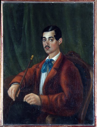 Zelfportret van Alexander Alexandrovich Bestuzhev Marlinsky door Alexander Alexandrovich Bestuzhev Marlinsky
