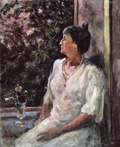 Portret van Anna Achmatova door Alexander Alexandrovich Osmiorkin