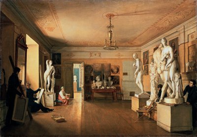 Atelier van de kunstenaar Alexei Venetsianov in Sint-Petersburg door Alexander Alexeyev