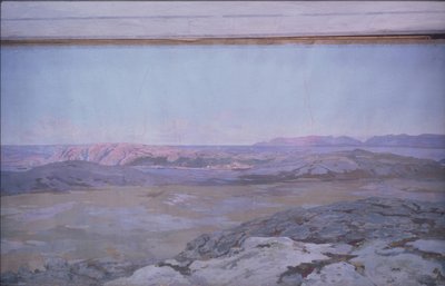 Een fjord in Noorwegen door Alexander Alexeyevich Borisov