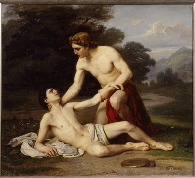 Apollo en Hyacinth door Alexander Alexeyevich Kiselev