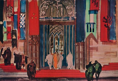 Ontwerp voor Toneelsetting, ca. 1927 door Alexander Baranowsky