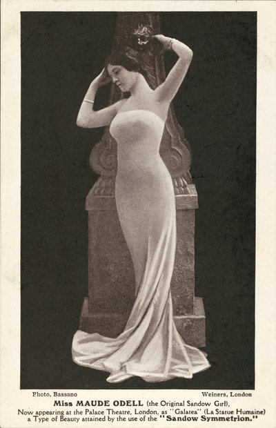 Maude Odell, Amerikaanse toneelactrice (zwart-wit foto) door Alexander Bassano