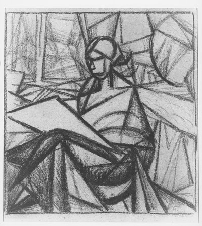 Vrouw, 1914-15 door Alexander Bogomazov