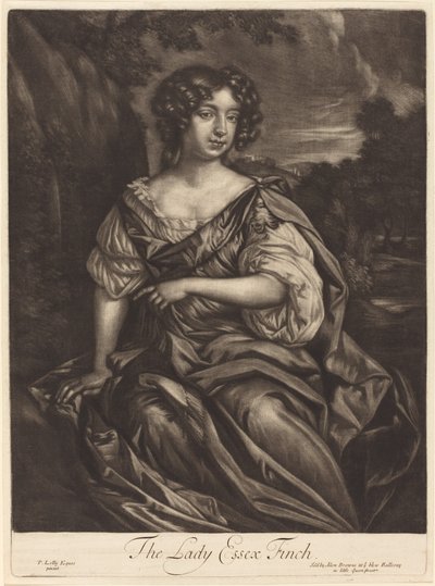 De Dame Essex Finch door Alexander Browne after Sir Peter Lely