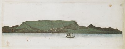 Endeavour, voor de kust van Tierra del Fuego door Alexander Buchan