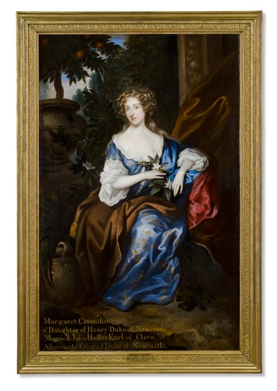 Portret van Margaret Holles, Hertogin van Newcastle, 1685 door Alexander Comer